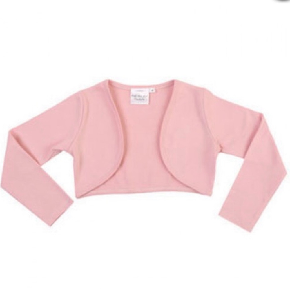 Ooh! La, La! Couture Blush Pink Kids Bolero - size 5